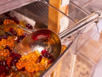 Unverpackte Gummibärchen