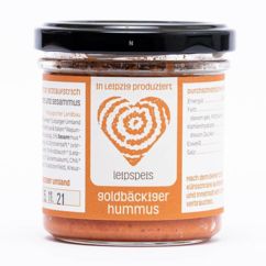 Glas Brotaufstrich Hummus