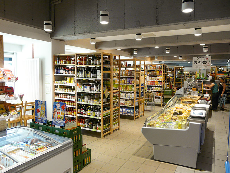 Innenansicht Biomarkt Dresden Johannstadt